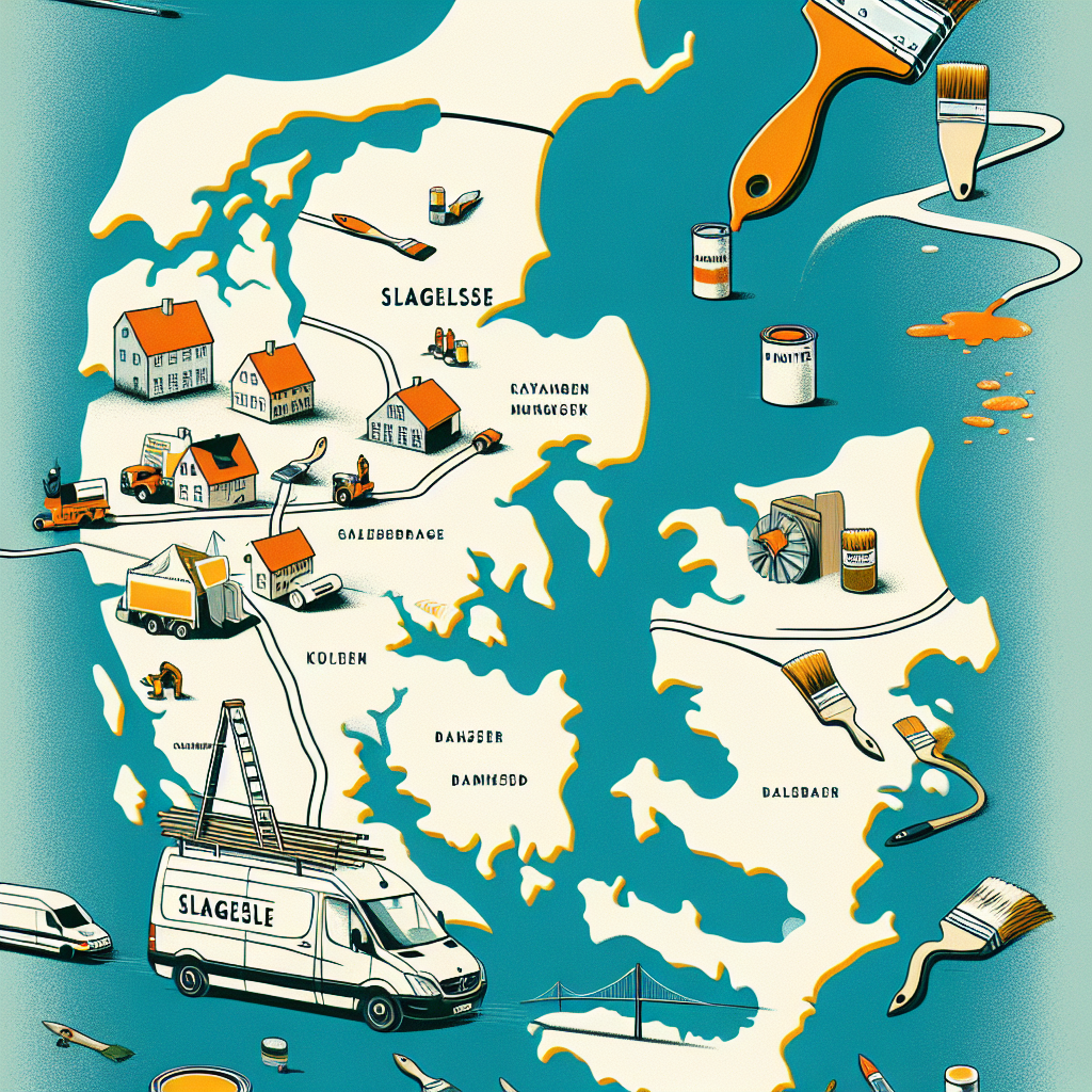 Slagelse Denmark Map Fra Slagelse til hele Sjælland: Malerfirmaet Christensen udvider sit ...